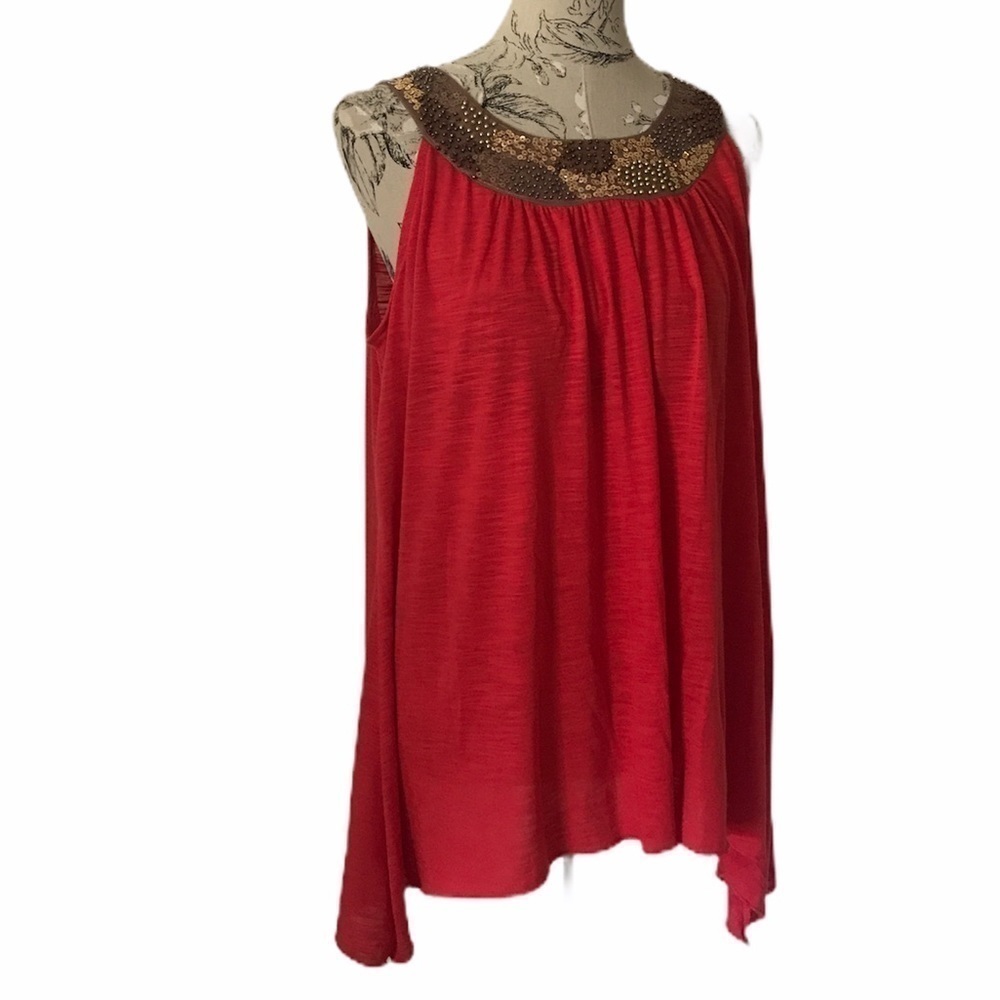 *NWT American Rag Gold Accent Top 1X